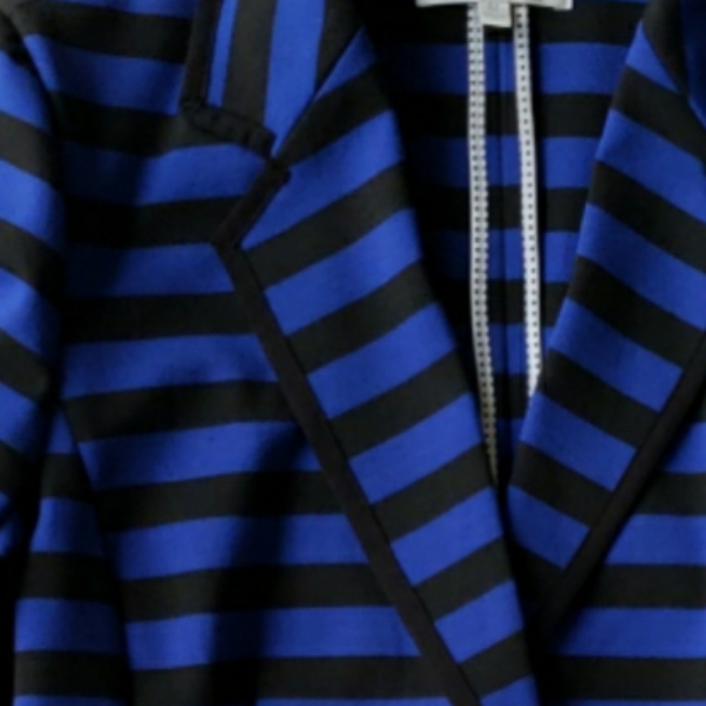 Ellen Tracy Lightweight Knit Statement Blazer M - image 7